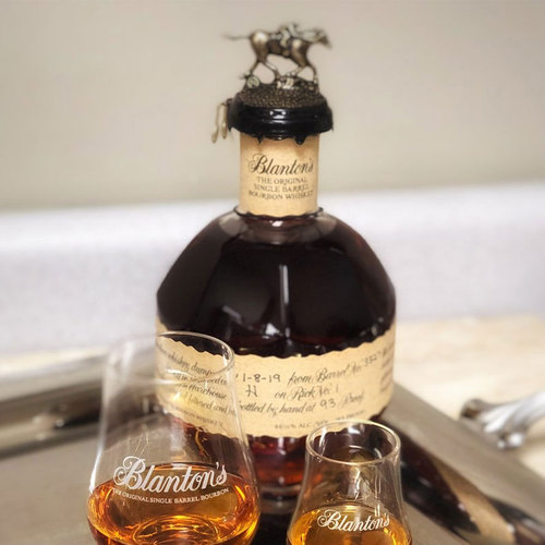 礼品包邮 blantons bourbon whiskey 波兰顿波本威士忌 单桶黄标