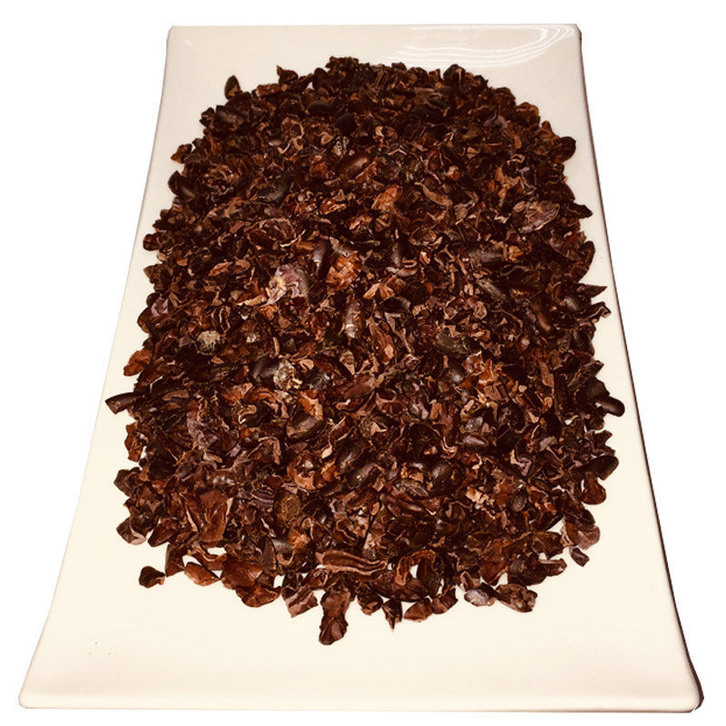 可可进口厄瓜多尔天然可可豆原豆防疫碎粒烘焙原料巧克力制品