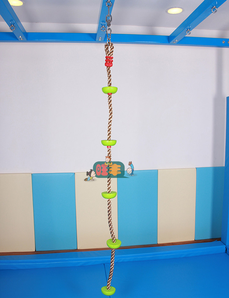 圆盘精品爬绳幼儿园早教儿童感统室内悬挂体能感统训练器材