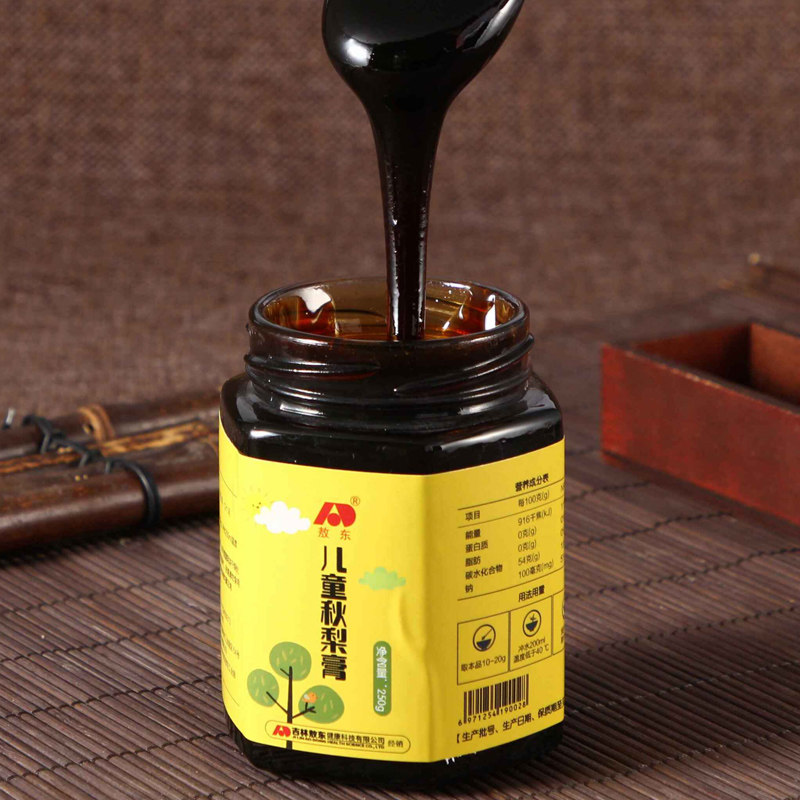 吉林敖东秋梨草本膏即食糖浆清凉雪梨膏孕妇儿童润喉化止手工250g