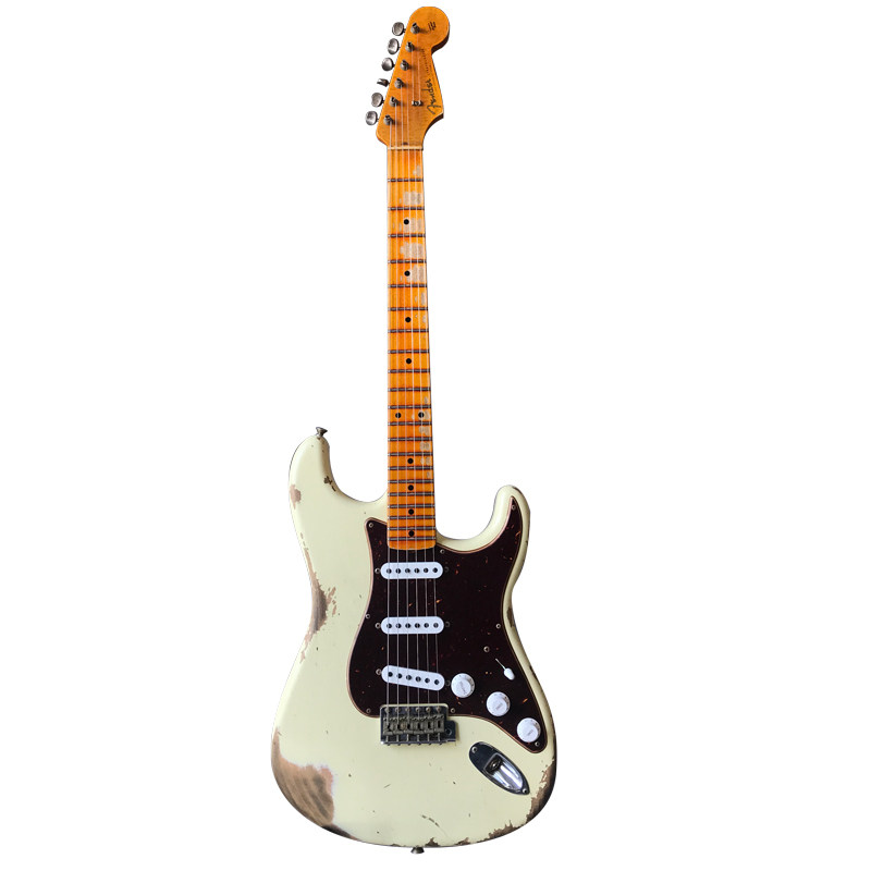 吉他fender芬达customshopcs56st重度做旧限量吉他电吉他