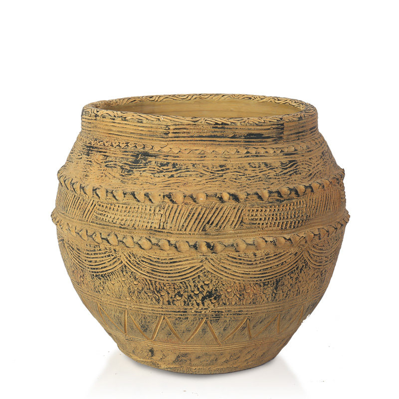 法式客厅酒柜插花工艺品大号陶瓷摆件仿古雕刻摆设瓷罐花器装饰品