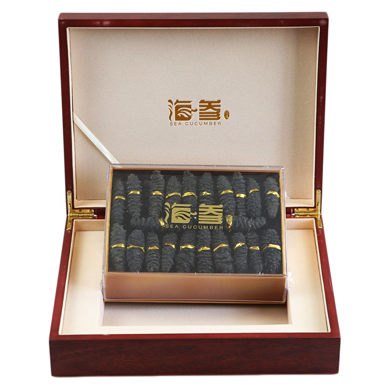 大连特产淡干海参礼盒盒装一斤刺参干货500g海参