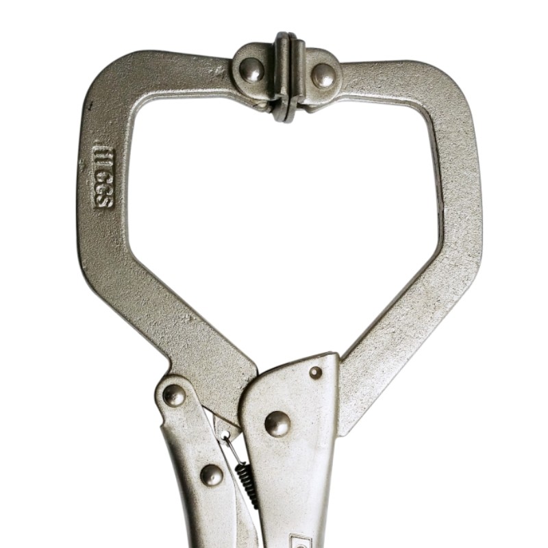 大力台湾高档焊接开口夹子西玛头大活动钳平口大力钳