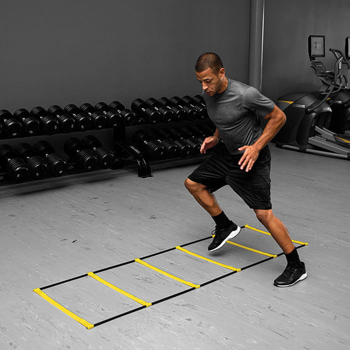 两用敏捷梯跨栏绳梯软梯训练跳格梯固定步伐协调性篮球脚步训练梯