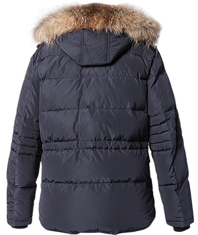 羽绒服 德国代购 夹克 可脱卸帽毛 貉子毛 milestone 男款 - 女性在线