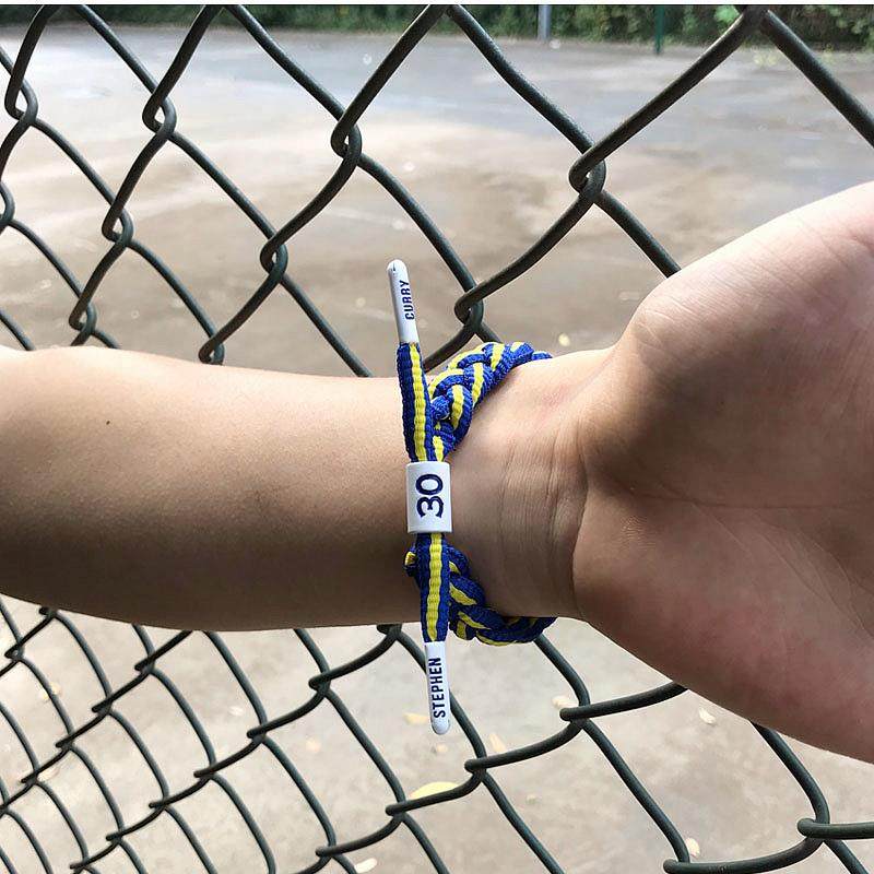 简约篮球手环全明星球星装备潮男可调节熔岩首饰麦迪个性腕带新款