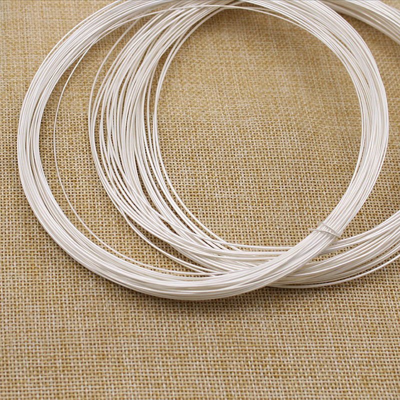 s925纯银丝银线线材材料耳饰手链配饰diy手工配件纯银细丝素银-图1