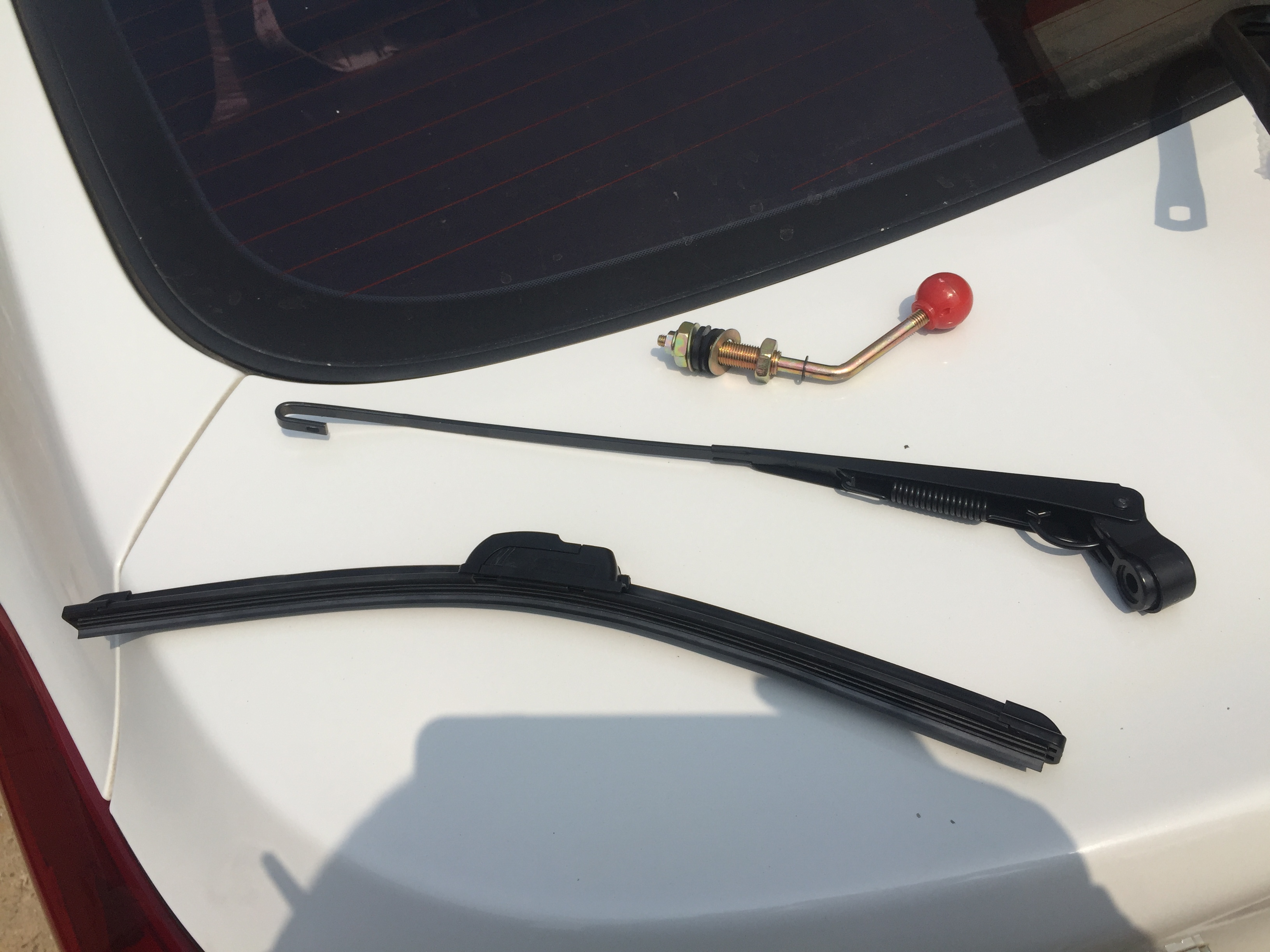 车头全封闭车棚刮雨器电瓶三轮车雨刷总成半封车棚电动车改装手摇