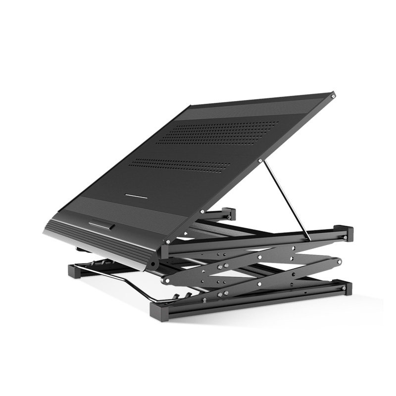omaxs5站立办公升降笔记本电脑折叠站着用的工作台笔记本多功能支架
