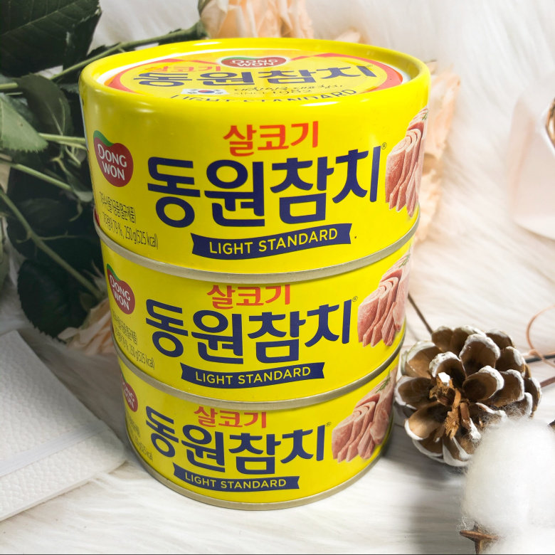 2个包邮韩国东元东远金枪鱼罐头100g250g紫菜肉制品