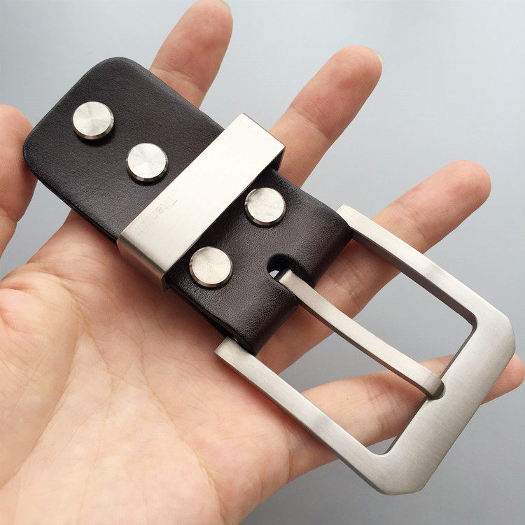 扣头特价钛合金皮带扣纯钛针过敏高档腰带扣环配件皮带扣