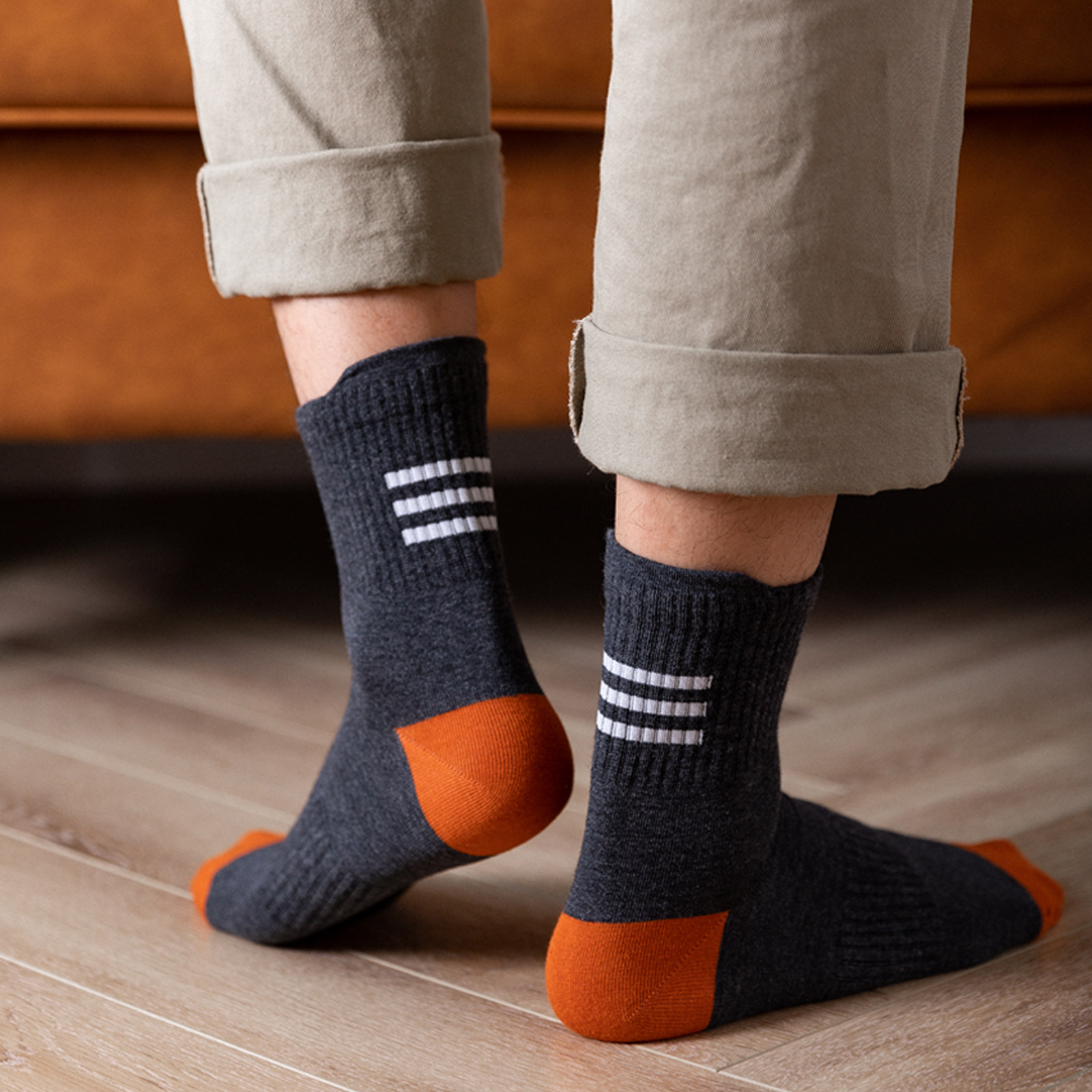 长袜袜子袜子男男士春夏季高帮ins潮流中筒筒袜中筒袜