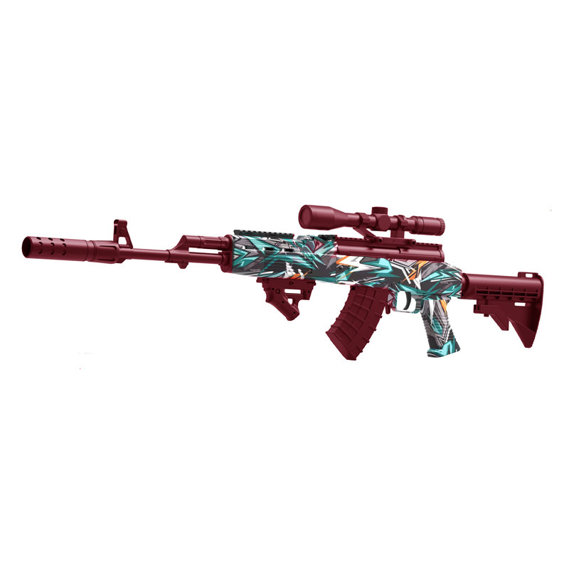 手自一体儿童玩具sks突击步枪国潮皮肤ak阿卡电动玩具枪
