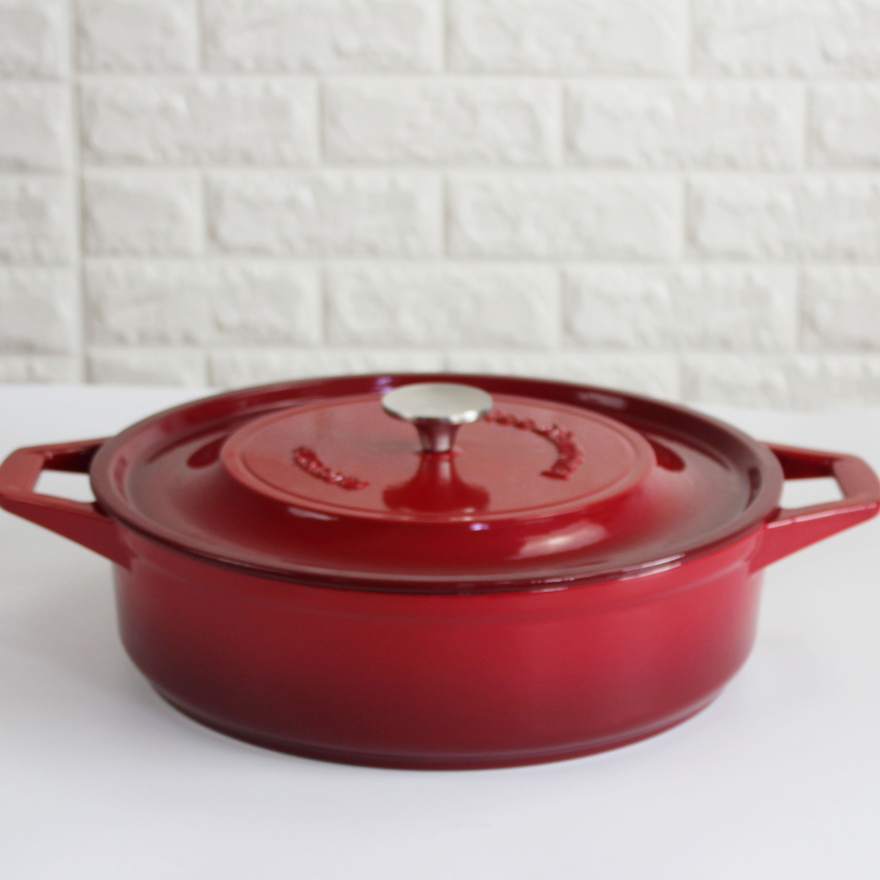 美国人开开 diamond瑞士钻石铸铁锅炖锅32cm珐琅锅不粘锅 swiss - 爱