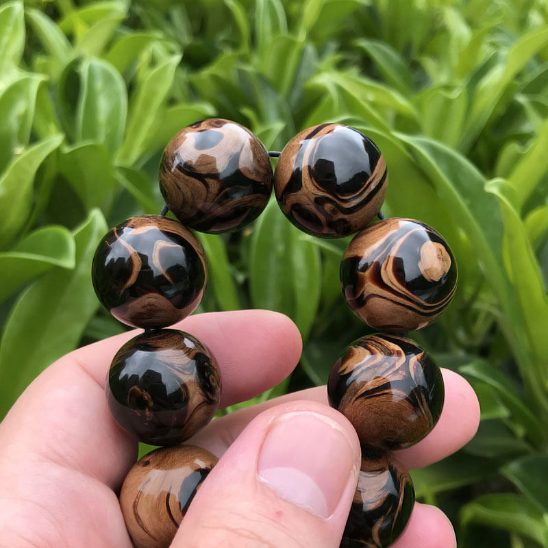 天然血柳保真海柳手串手链男士情侣圆珠文玩佛珠手串