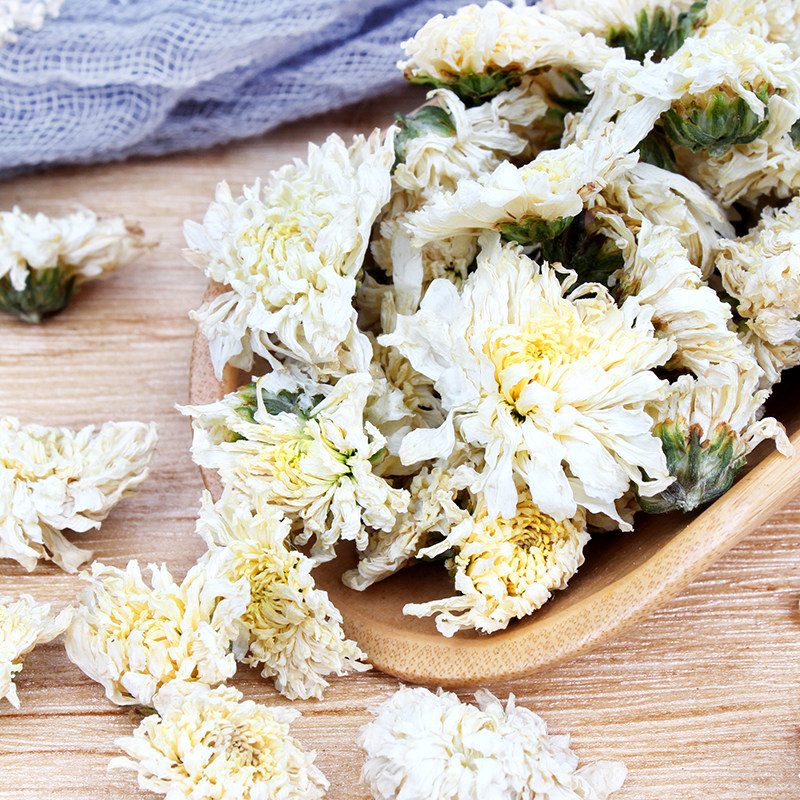 白菊花茶去火黄山贡菊正宗特级明目泡水喝的干菊花泡茶小菊花茶叶