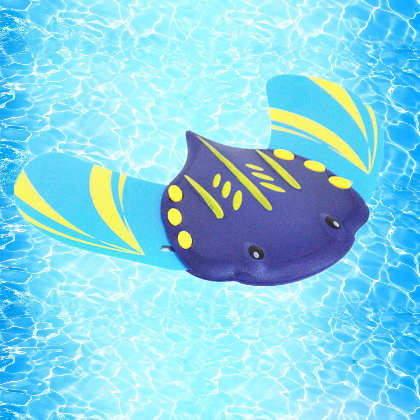 潜水玩具儿童水草游泳池漂浮魔鬼水环寻宝宝石戏水