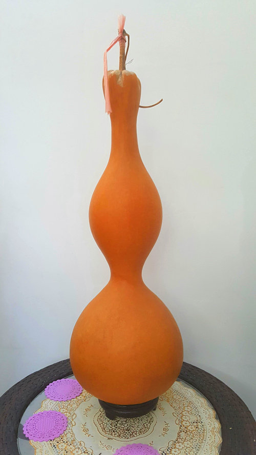 一阁文玩精品厘米本长平底莲花头大摆件迎福葫芦