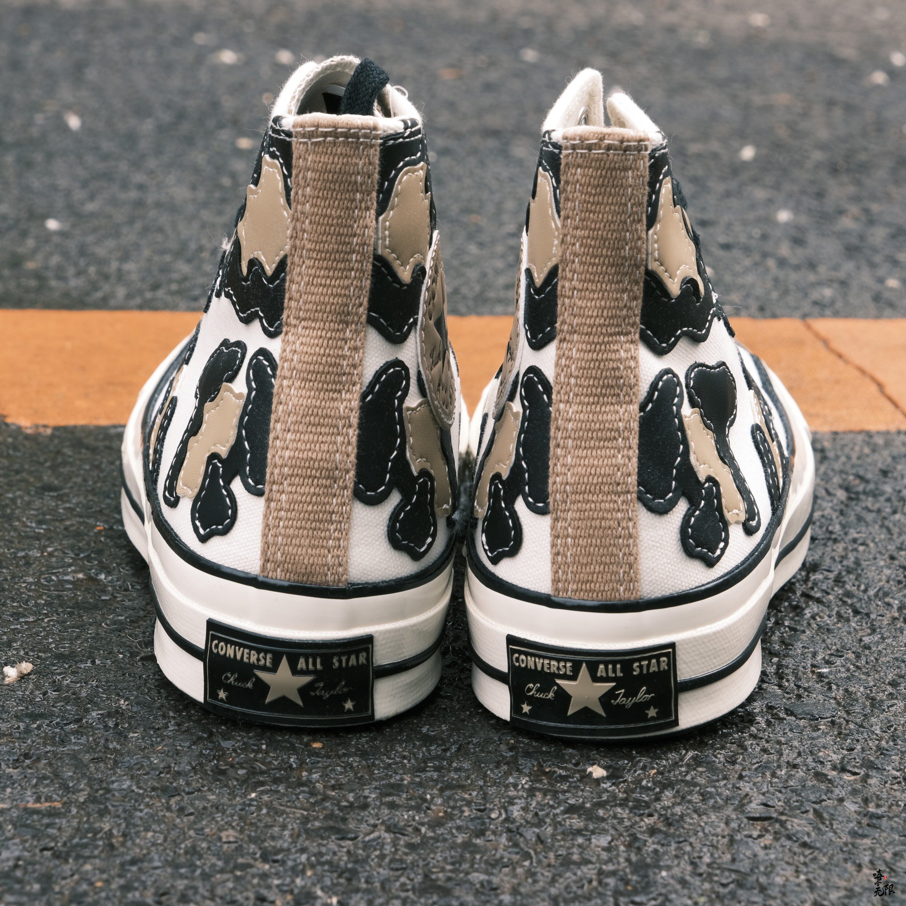 converse匡威1970s高帮奶牛波点配色帆布布鞋男女帆布鞋