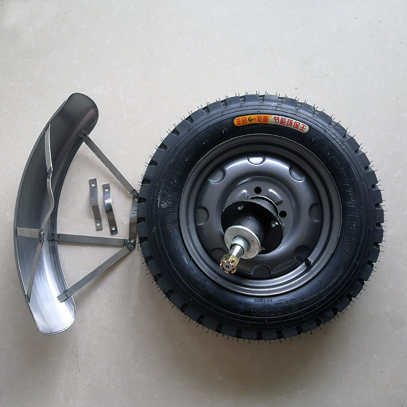 改装三轮车前轮转向总成61cm双卡减震器矿山工地更多电动车零