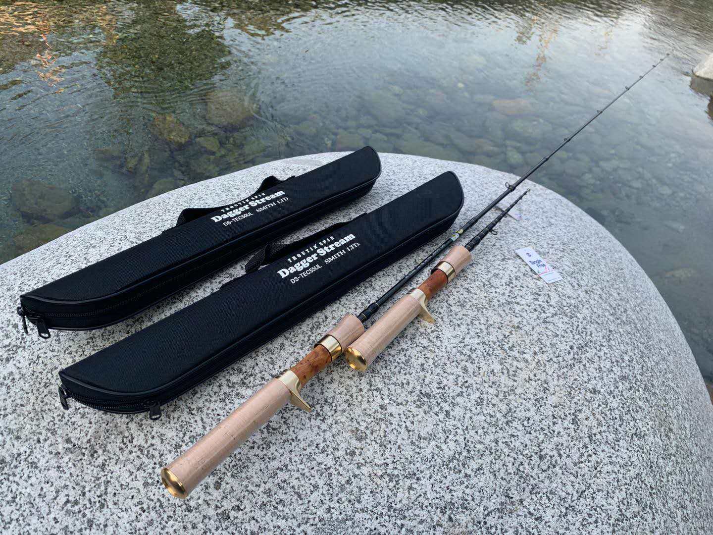 日本进口smith史密斯奇鳟 便携振出式伸缩路亚竿ul软调溪流马口竿