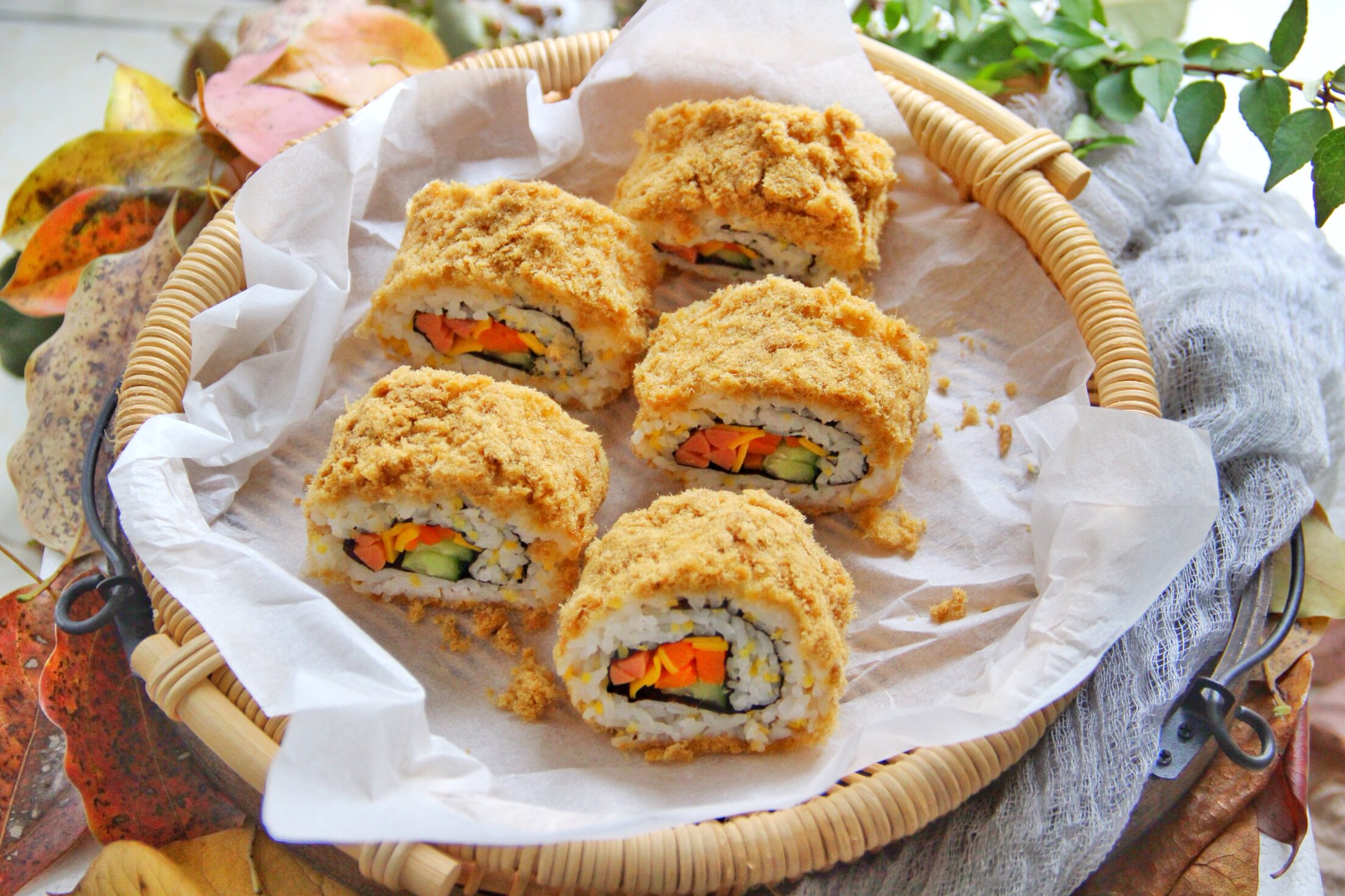 肉松松软250克猪肉肉丝寿司饭团面包糕点包饭寿司料理