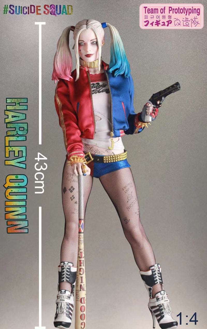 现货正版crazytoys自杀小队12寸小丑女哈利奎因静态模型手办摆件