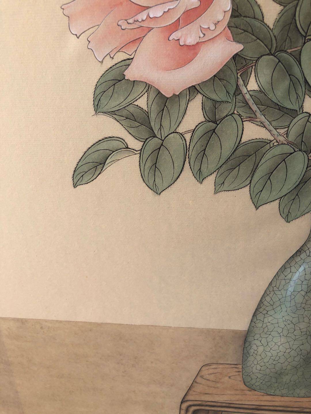 手绘熟宣工笔画国画定制精品礼品代画作品古风国画