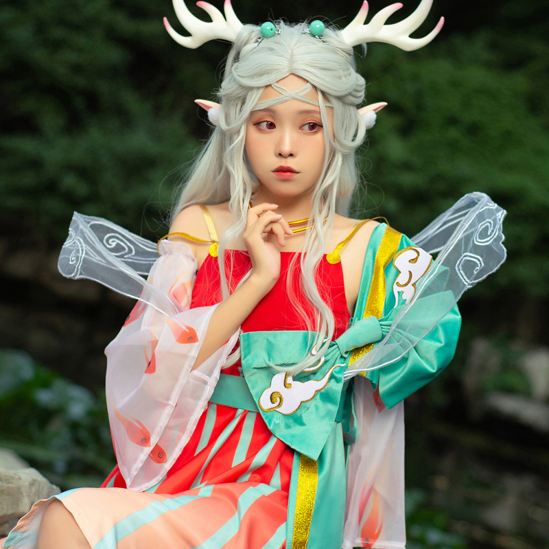 农药cosplay服瑶遇见神鹿可爱古风荣耀游戏套装cosply服装女