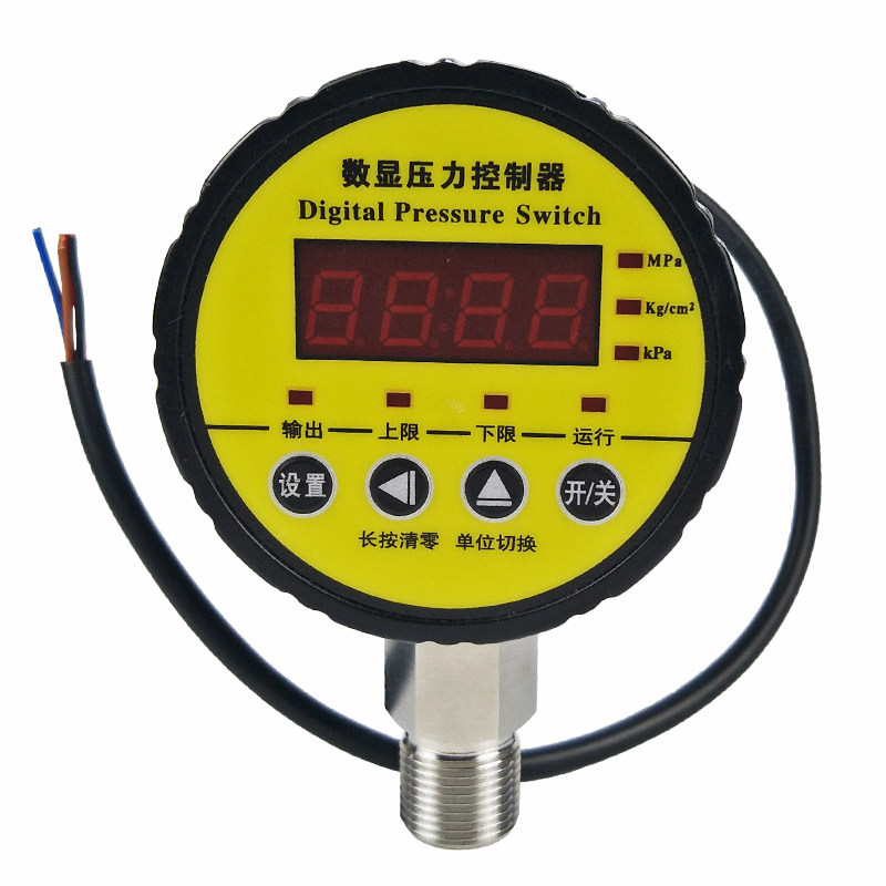 数显接点压力表气压水压液压电子智能控制消防压力开关压力表