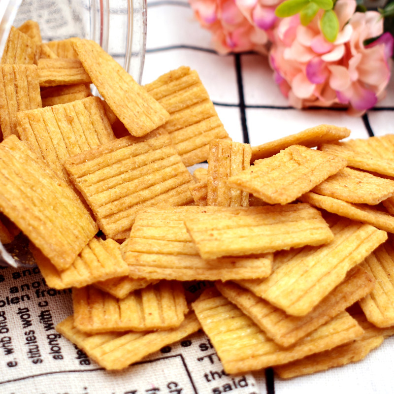 菲奥锅巴240g韩式甜辣酱汁牛排手工休闲小吃膨化食品