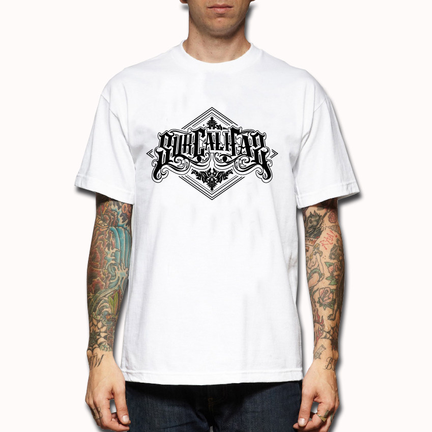califas街头硬核西海岸灰黑狠男半袖欧美潮牌bboytt恤