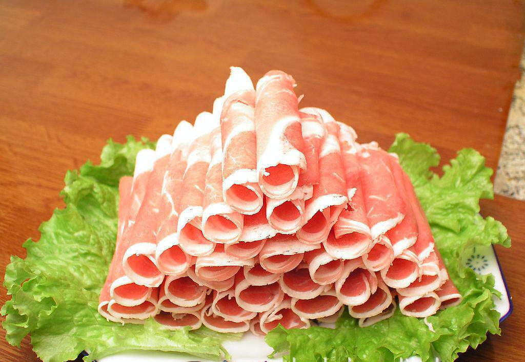 肉卷冷冻精修鸭肉仿羊牛肉饭店火锅自助餐专用鸭肉