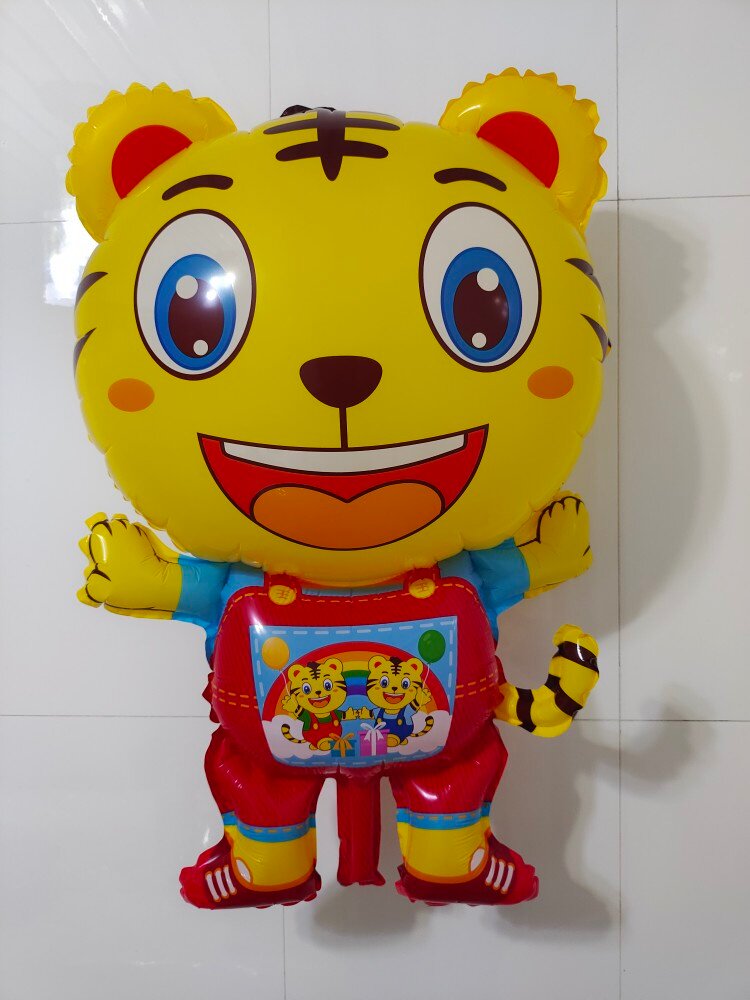 气球老虎虎年东北虎乖乖虎帅帅帅虎卡通虎飞天虎铝膜飘空气球
