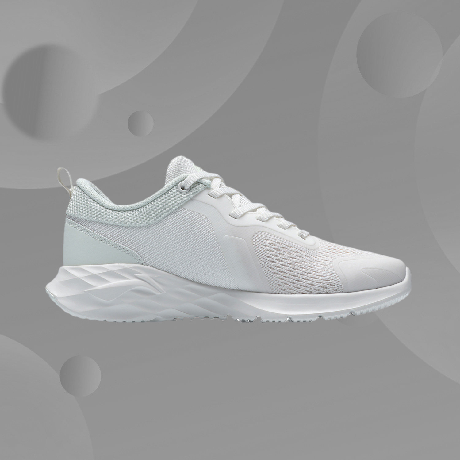 李宁女鞋2021夏款减震跑步网布透气运动鞋情侣跑步鞋