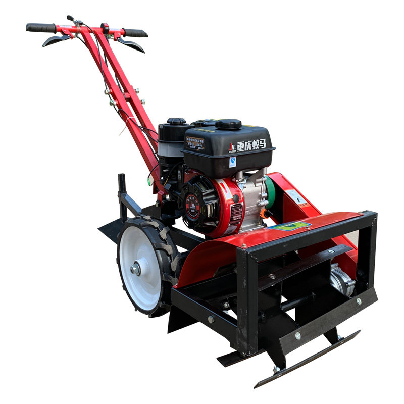 新款汽油锄草机多功能小型开沟除草机松土机四冲程打草机果园开荒
