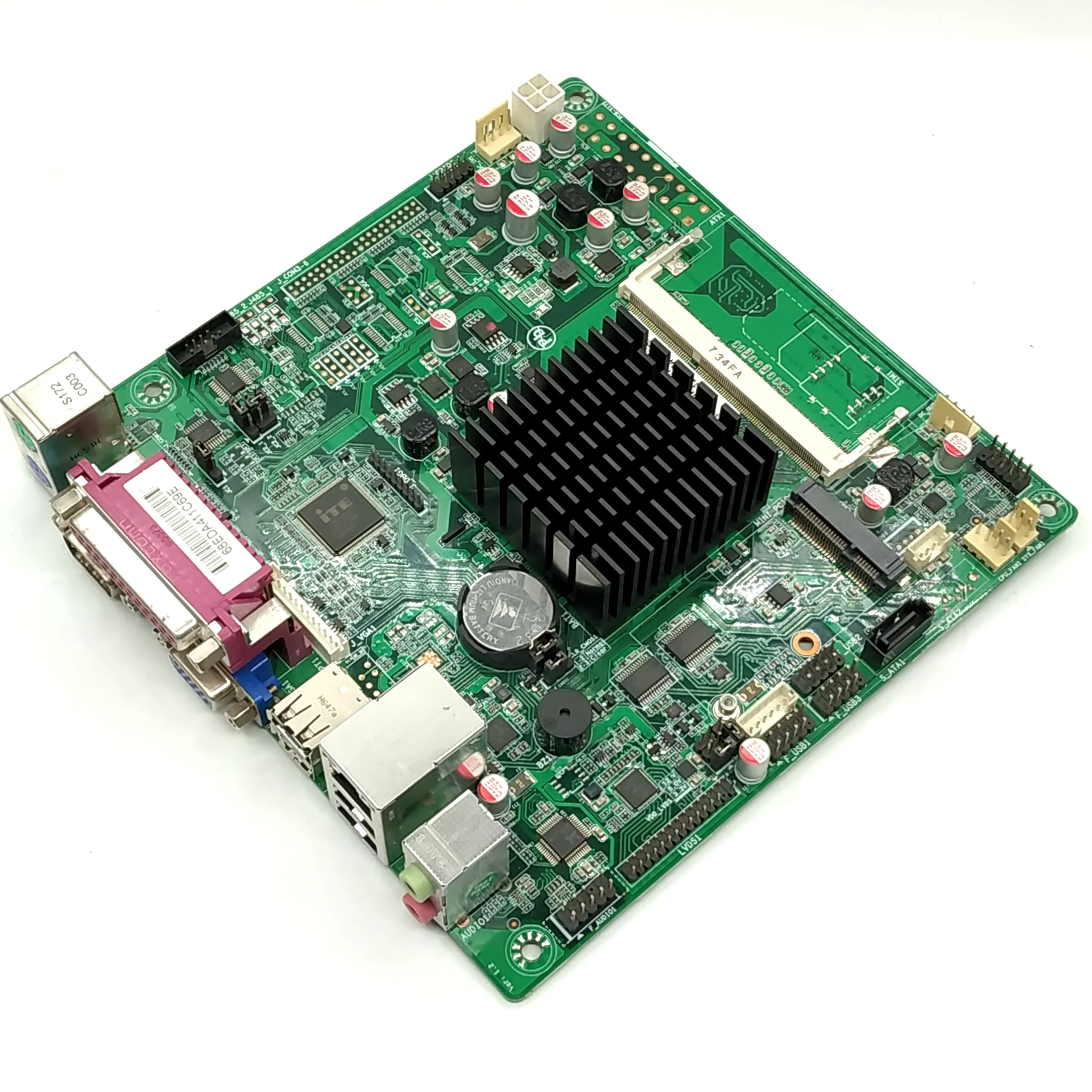 主板信步sv118012超市收银机j1800工控一体机无风风扇主板