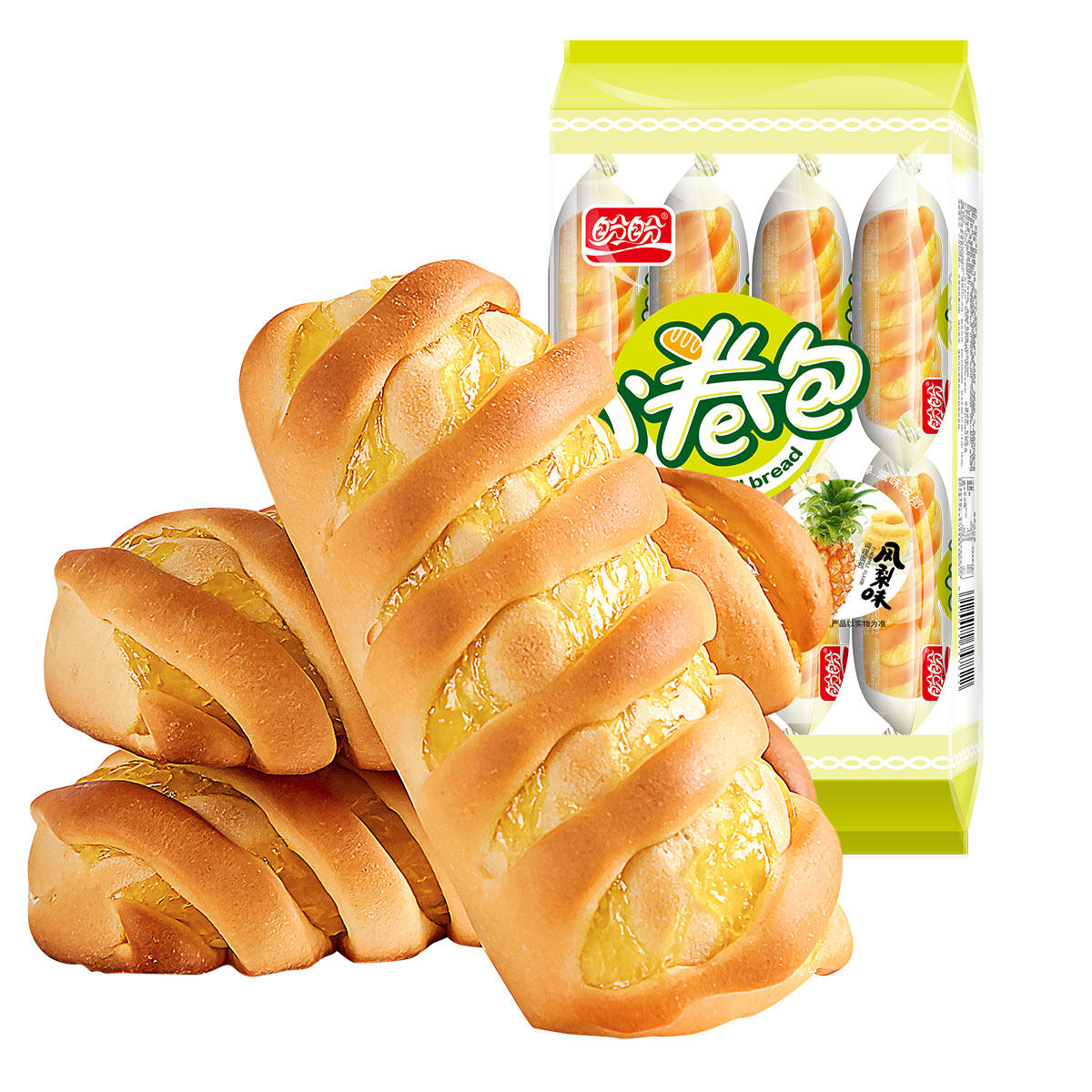 盼盼手撕小卷包面包200g*4包