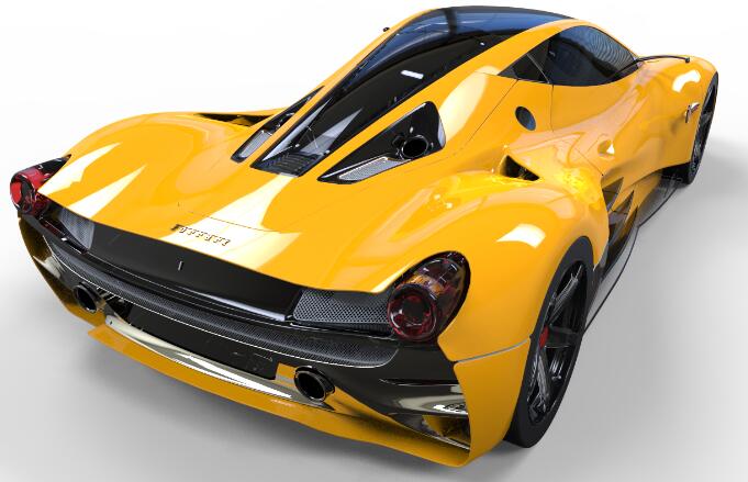 法拉利testarossa特斯塔罗萨三维立体数字建模资料邮箱其它设计服务