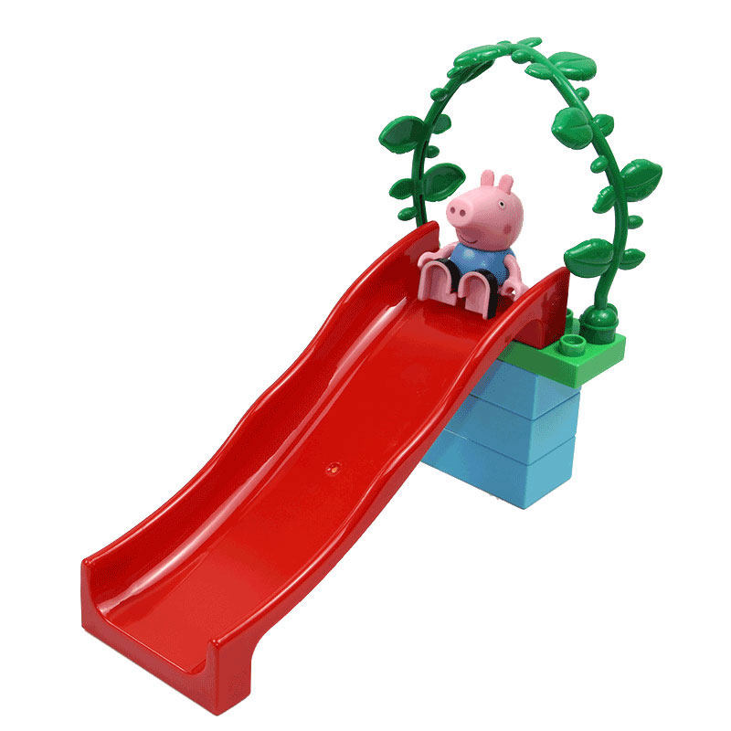 邦宝颗粒拼插早教益智积木散件零配件秋千滑梯塑料积木