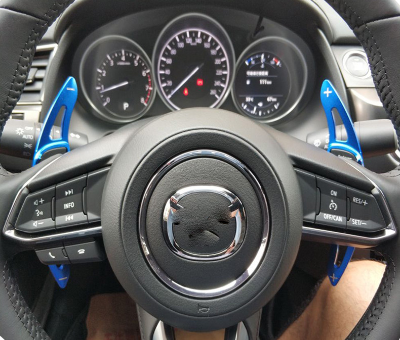 适用于马自达cx-4昂克赛拉阿特兹mx-5换挡拨片铝合金方向盘拔片