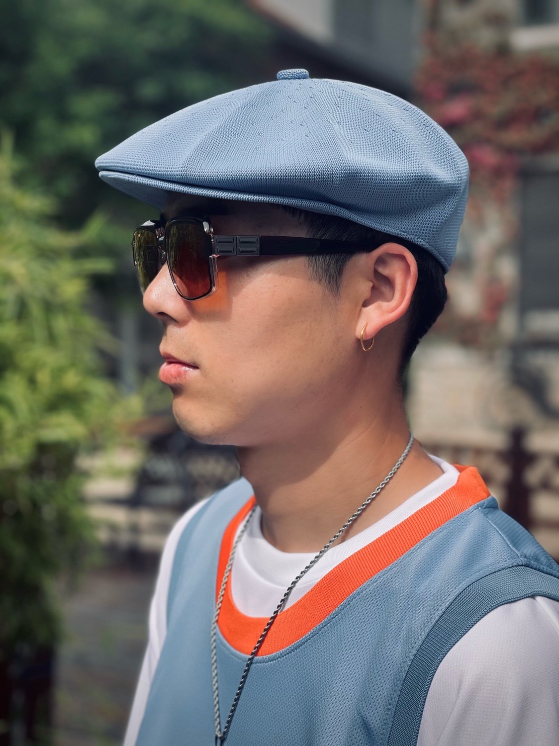 oldschool茶色大框眼镜hiphop复古说唱街头西海岸墨镜护目镜