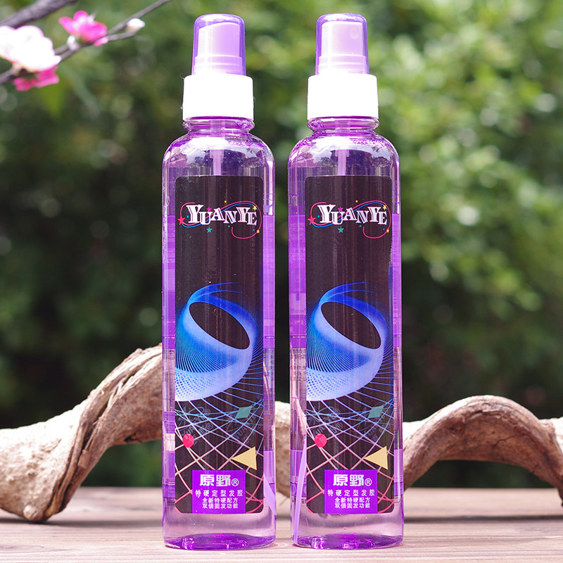 原野特硬定型蓬松发胶男女喷雾定型造型保湿清香干胶啫喱水350ml