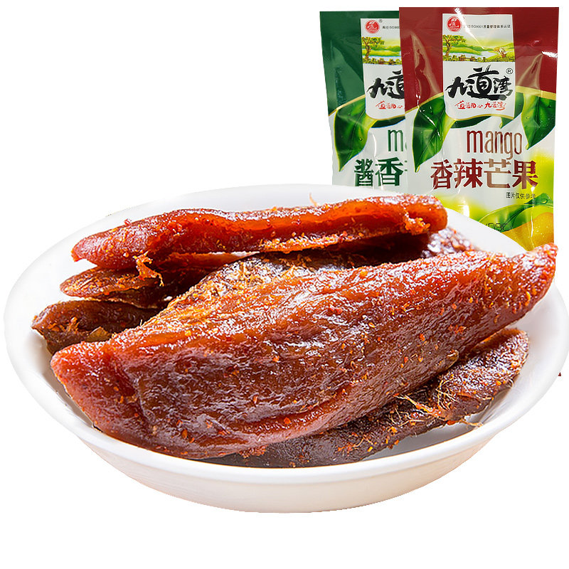 九道湾 酱香芒果500g 果脯酸甜蜜饯湖南休闲零食小吃