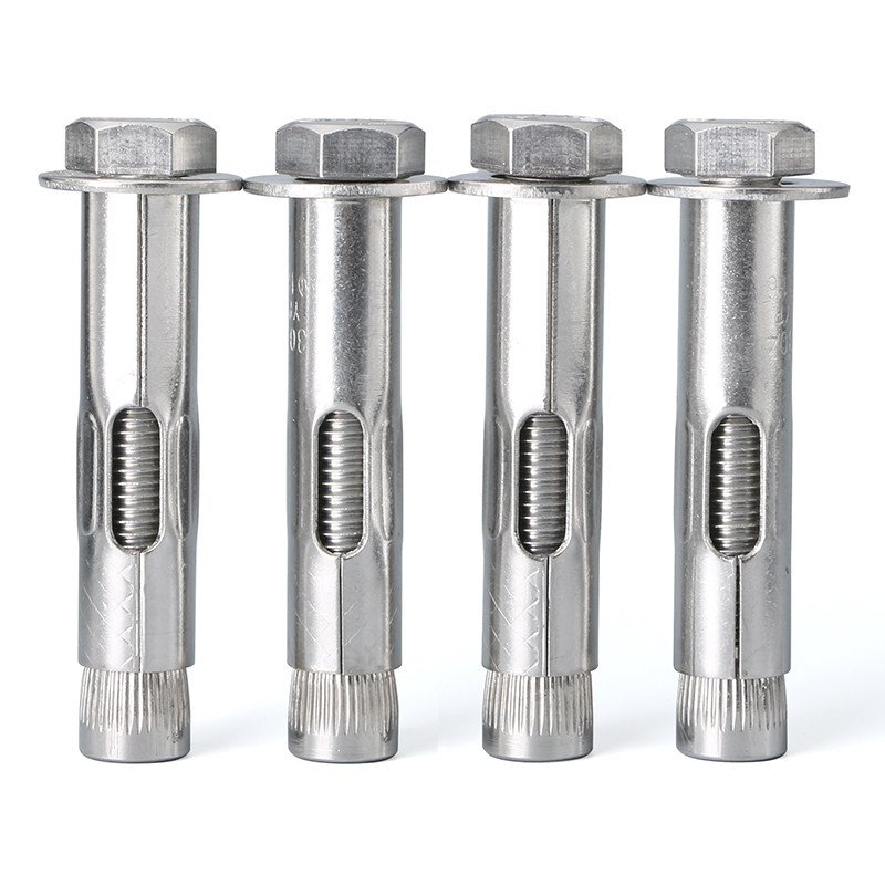 304不锈钢膨胀螺丝外六角膨胀螺栓拉爆钉m6m8m10m12