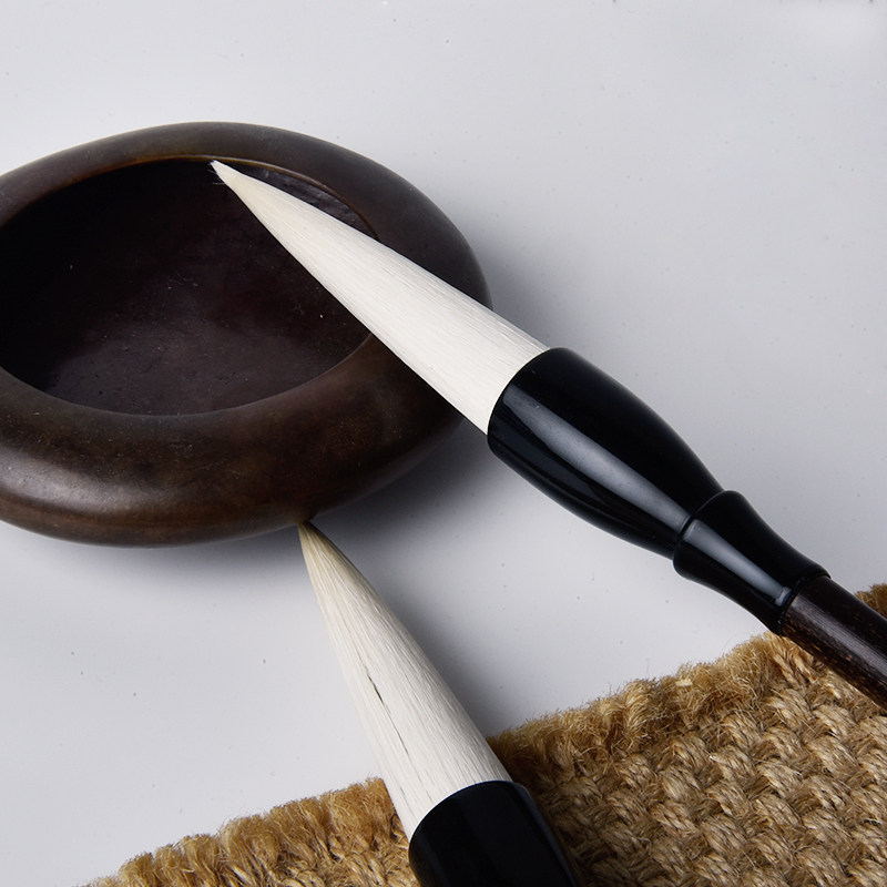 毛笔纸砚大白软笔练字毛笔字用品书法文房四宝笔墨毛笔