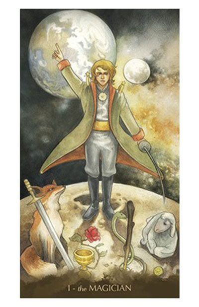 进口正版小王子塔罗tarotofthelittleprince意大利桌游卡牌