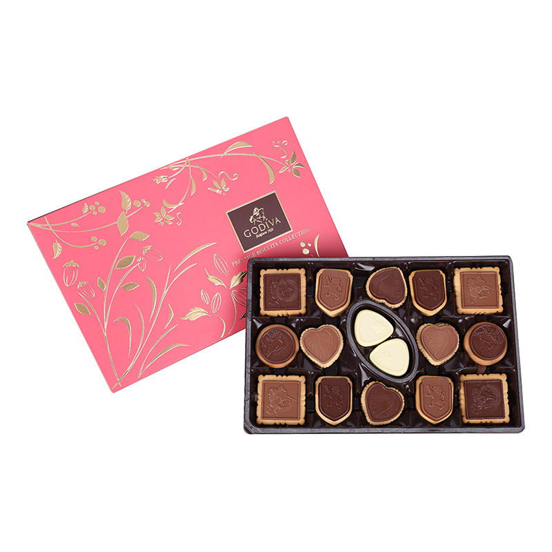 godiva歌帝梵臻选巧克力饼干礼盒32片装