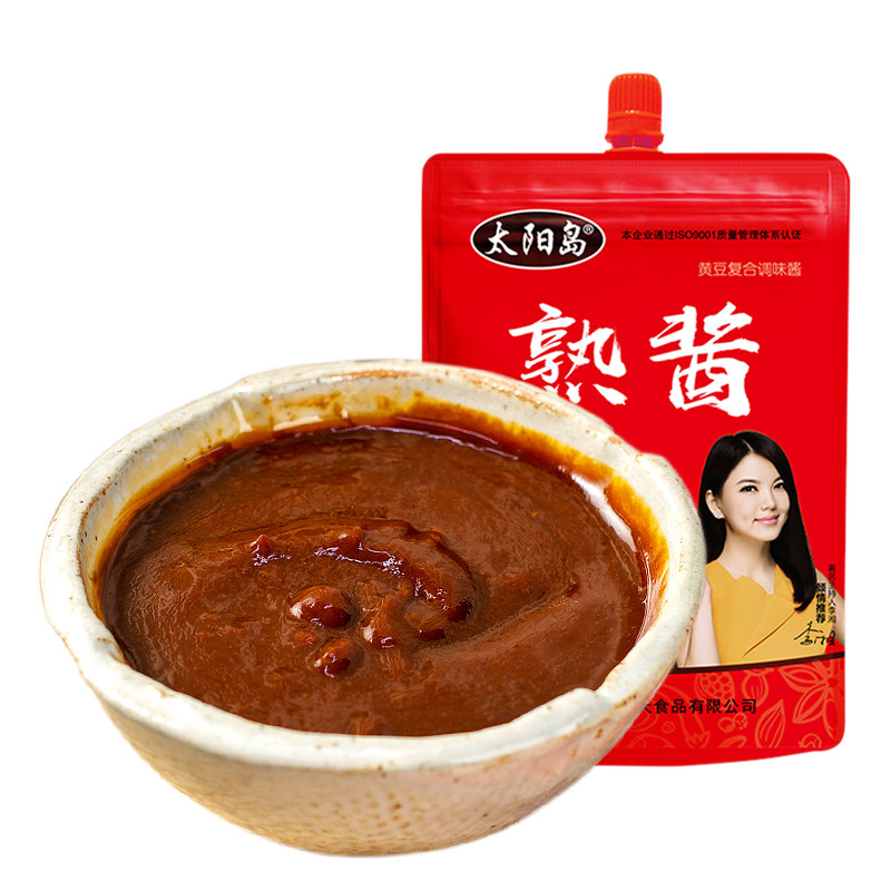 太阳岛黄豆酱黄瓜拌饭豆酱复合熟酱北大装东拧嘴豆瓣酱